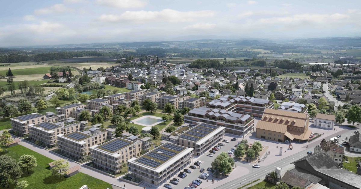 Ziegelei Quartier in Berg